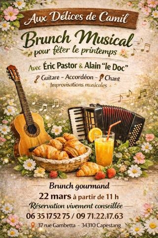 Evenements - Aux Délices De Camil - restaurant CAPESTANG - bien manger CAPESTANG