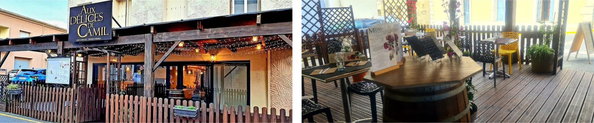 Le restaurant - Aux Délices De Camil - restaurant CAPESTANG - restaurant sympa CAPESTANG